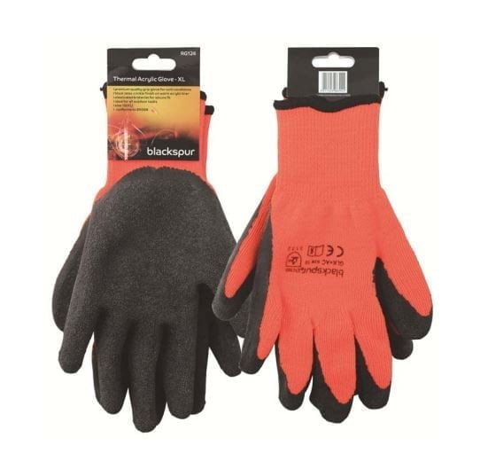 Blackspur Thermal Acrylic Glove Size L