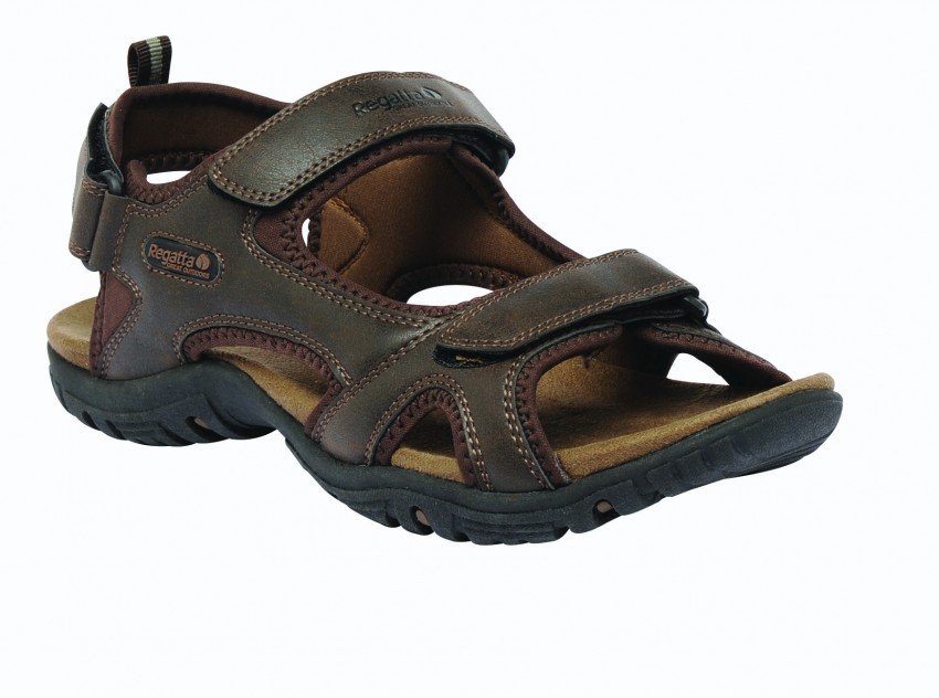 Regatta Haris Mens PU Leather Sandal (Peat)