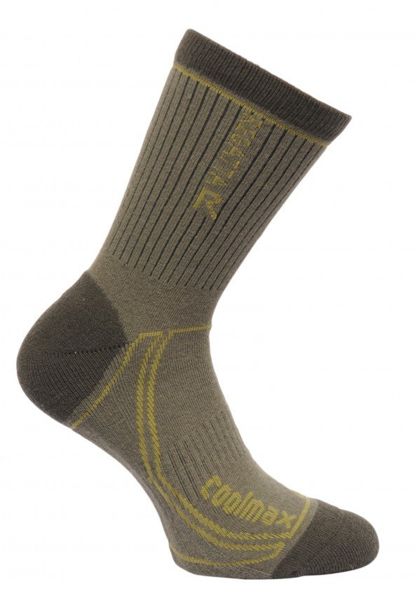 Regatta Coolmax Trek & Trail Socks Dusty Olive/Dark Spring Size 9-12