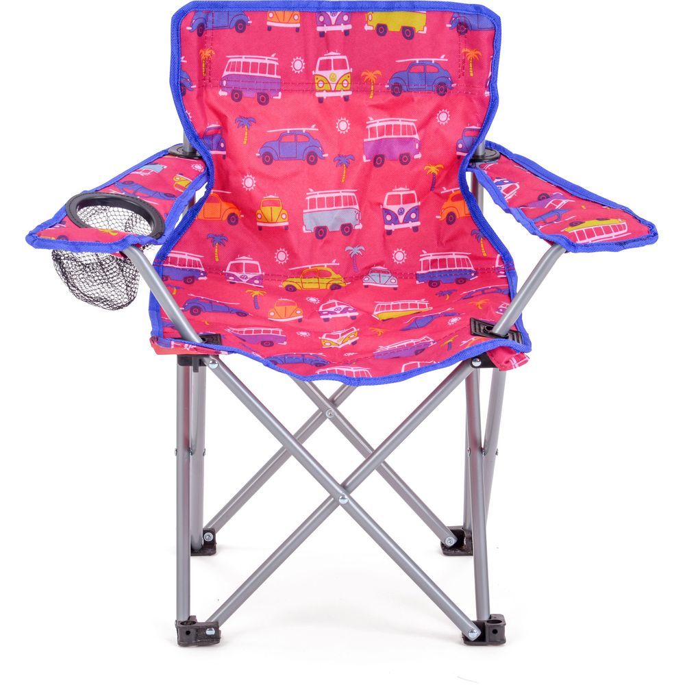VW Kids Camping Chair Pink Wow Camping