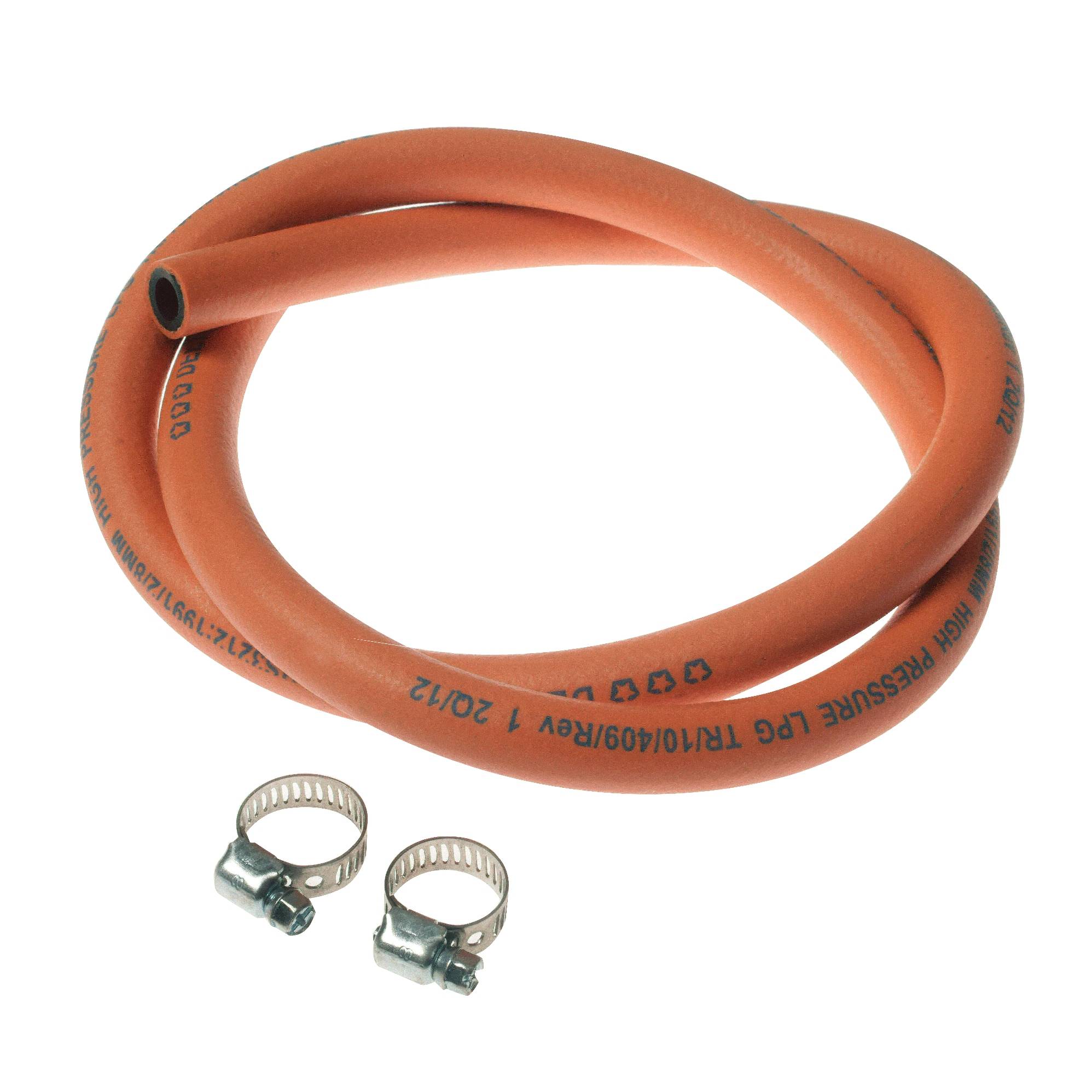 Kampa Gas Hose Pack x 2M & 2 clips