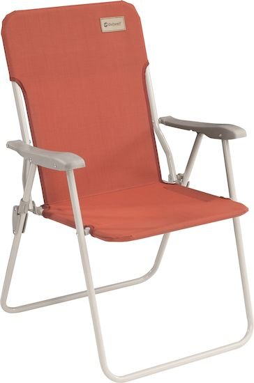 Outwell Blackpool Camping Chair Warm red