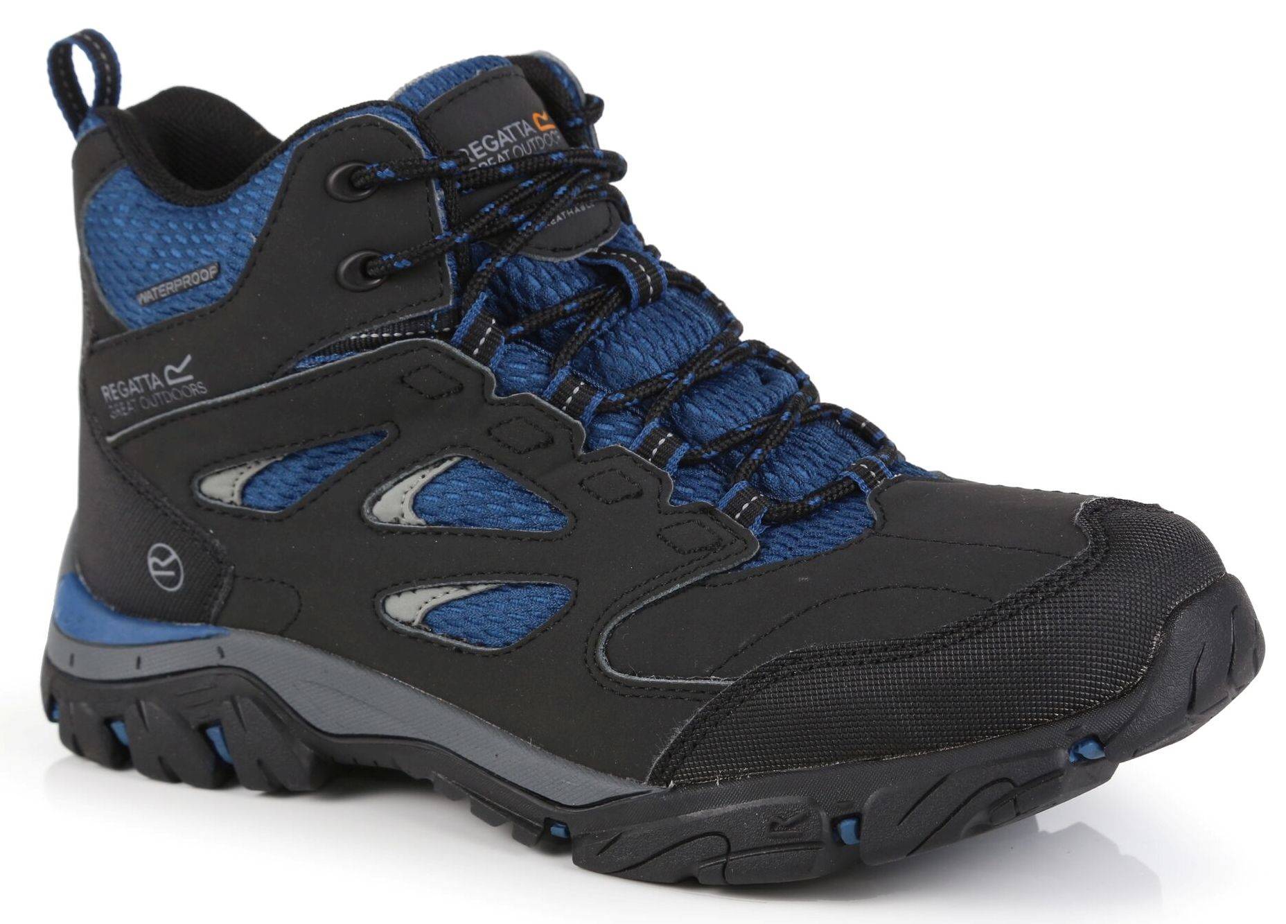 Regatta Holcombe IEP Mid Walking Boots (Ash/Blue Opal)