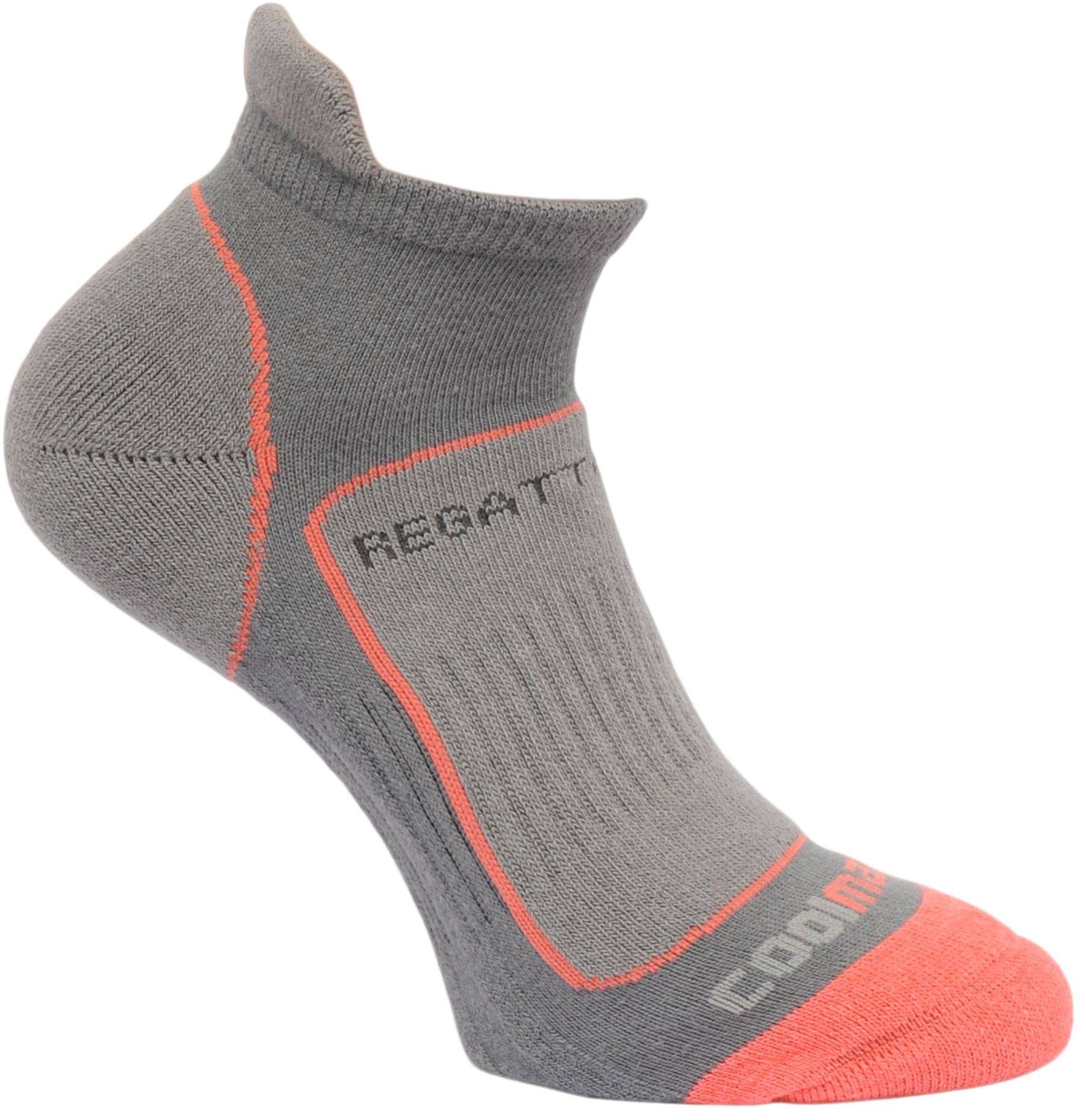 Regatta Wmns Trail Runner Socks Steel/Coral Size 3-5