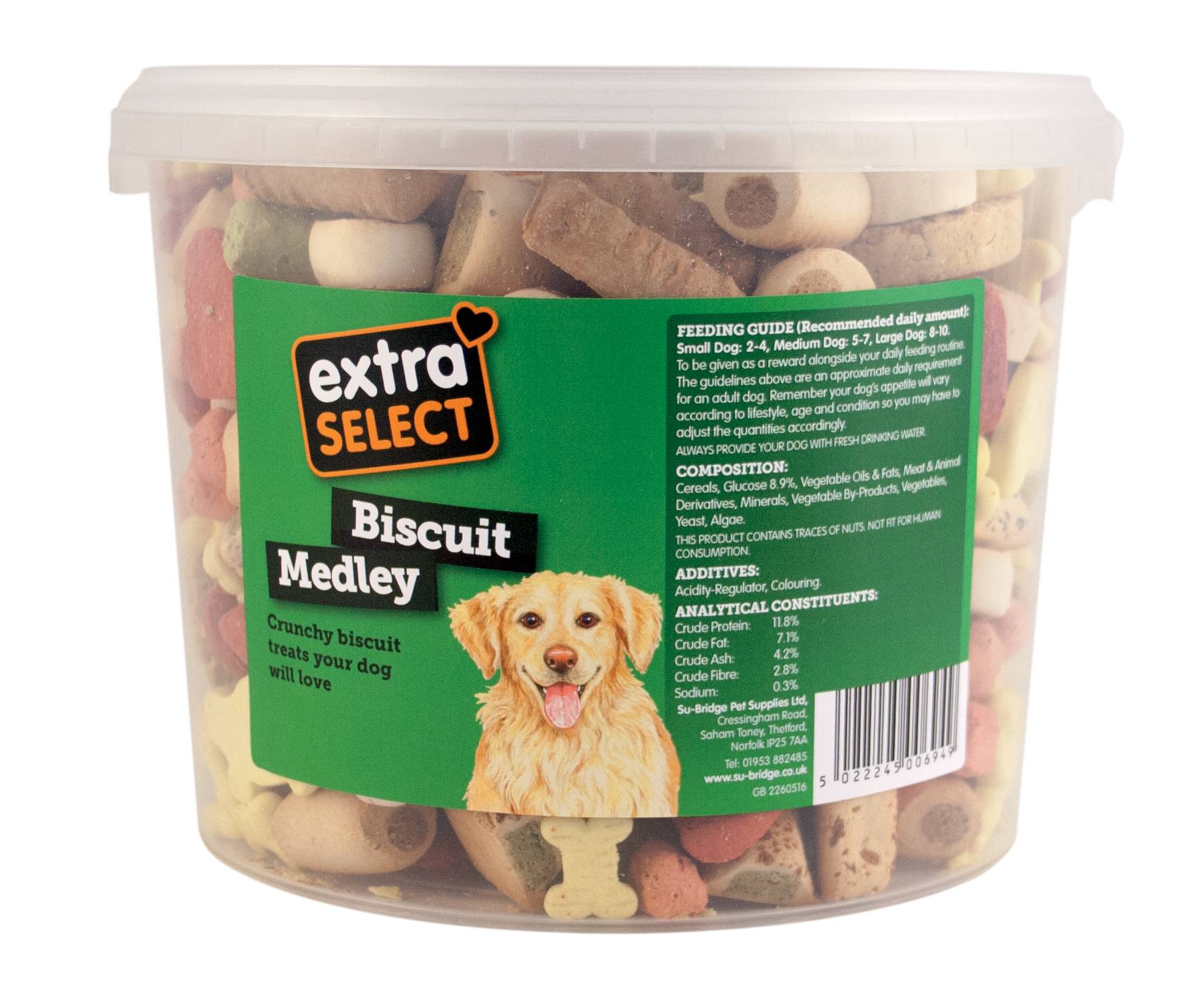 Extra Select Biscuit Medley Bucket 1 Litre