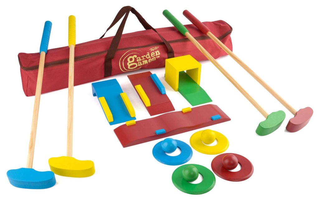 Toyrific Wooden Crazy Golf Set - with Carry Bag