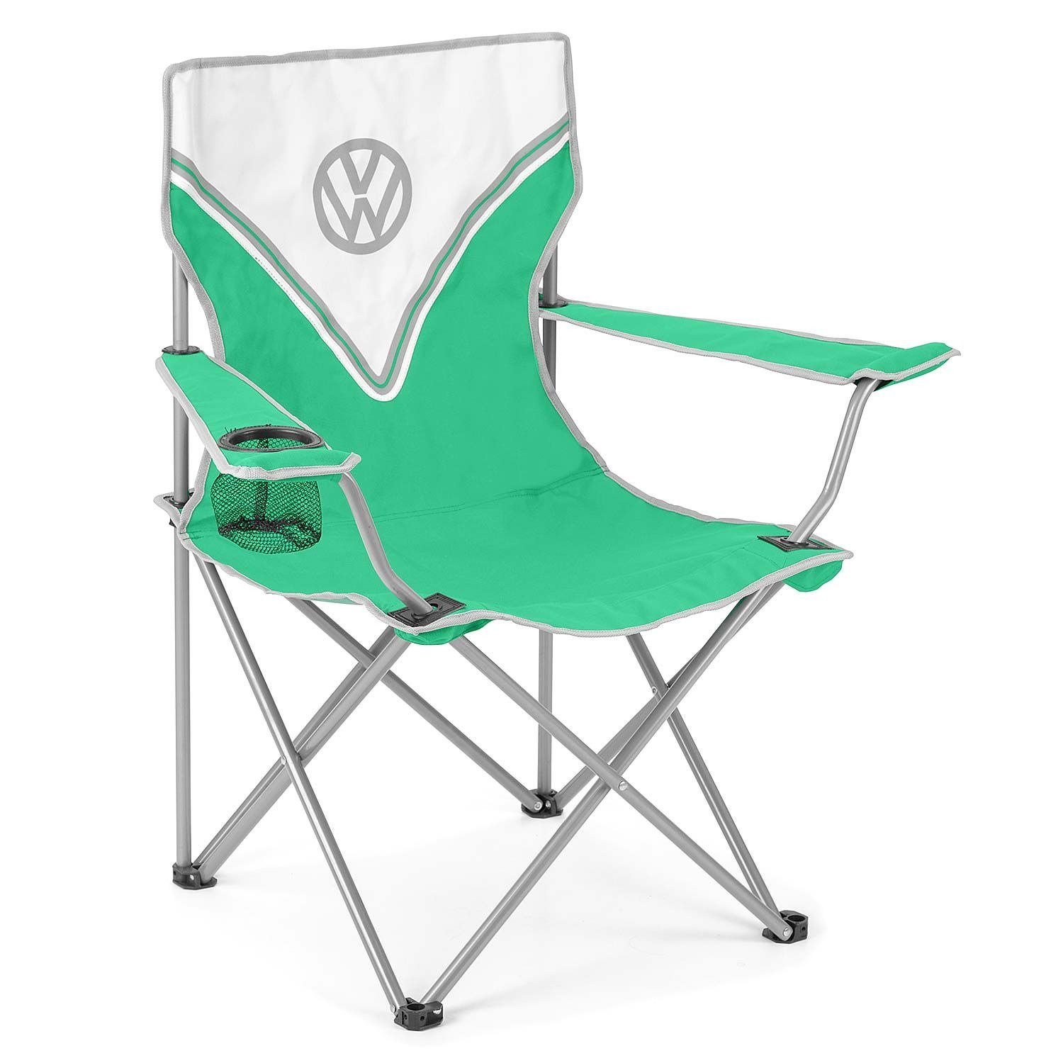 vw standard folding camping chair green - wow camping