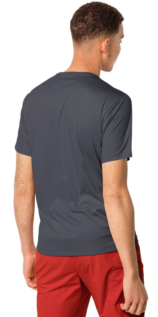 Jack Wolfskin Tech T-Shirt - Mens (Ebony)