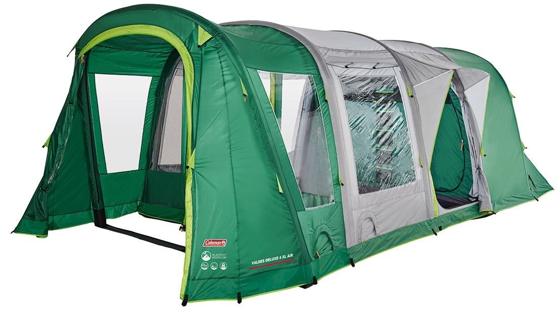 Coleman Valdes Deluxe 4XL Air Tent 2021 - with BlackOut Bedrooms