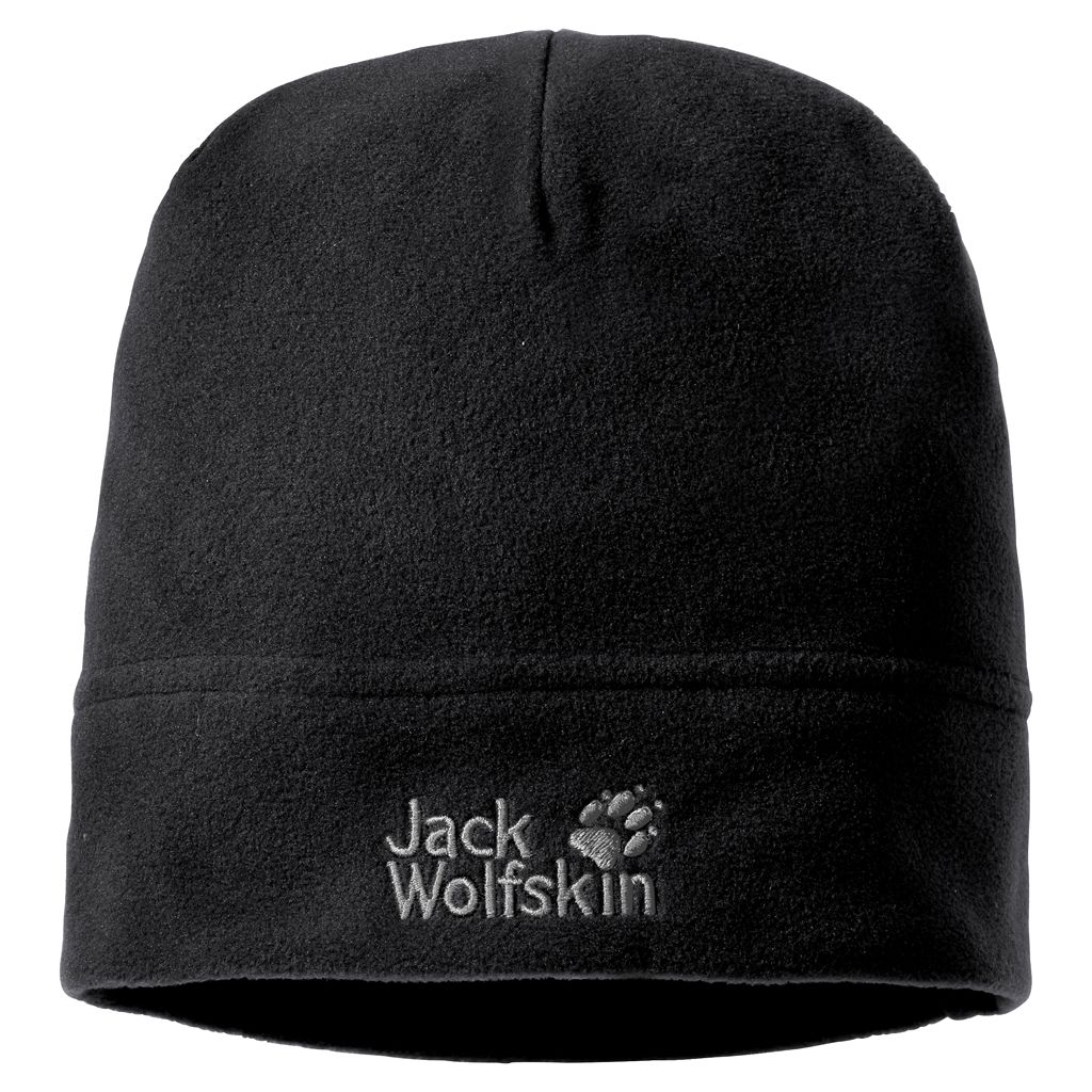 Jack Wolfskin Real Stuff Fleece Hat Black - Size One Size (55-59cm)