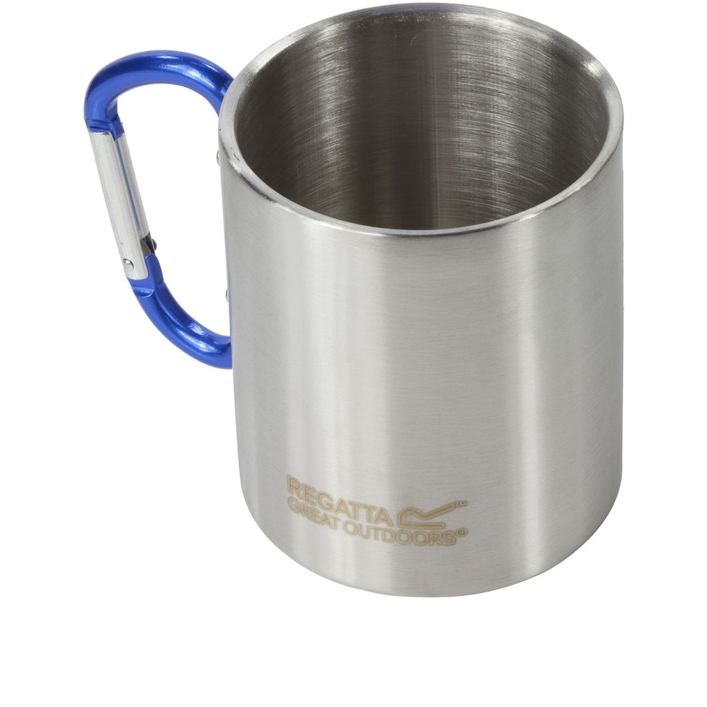 Regatta Steel Karabiner Mug Silver