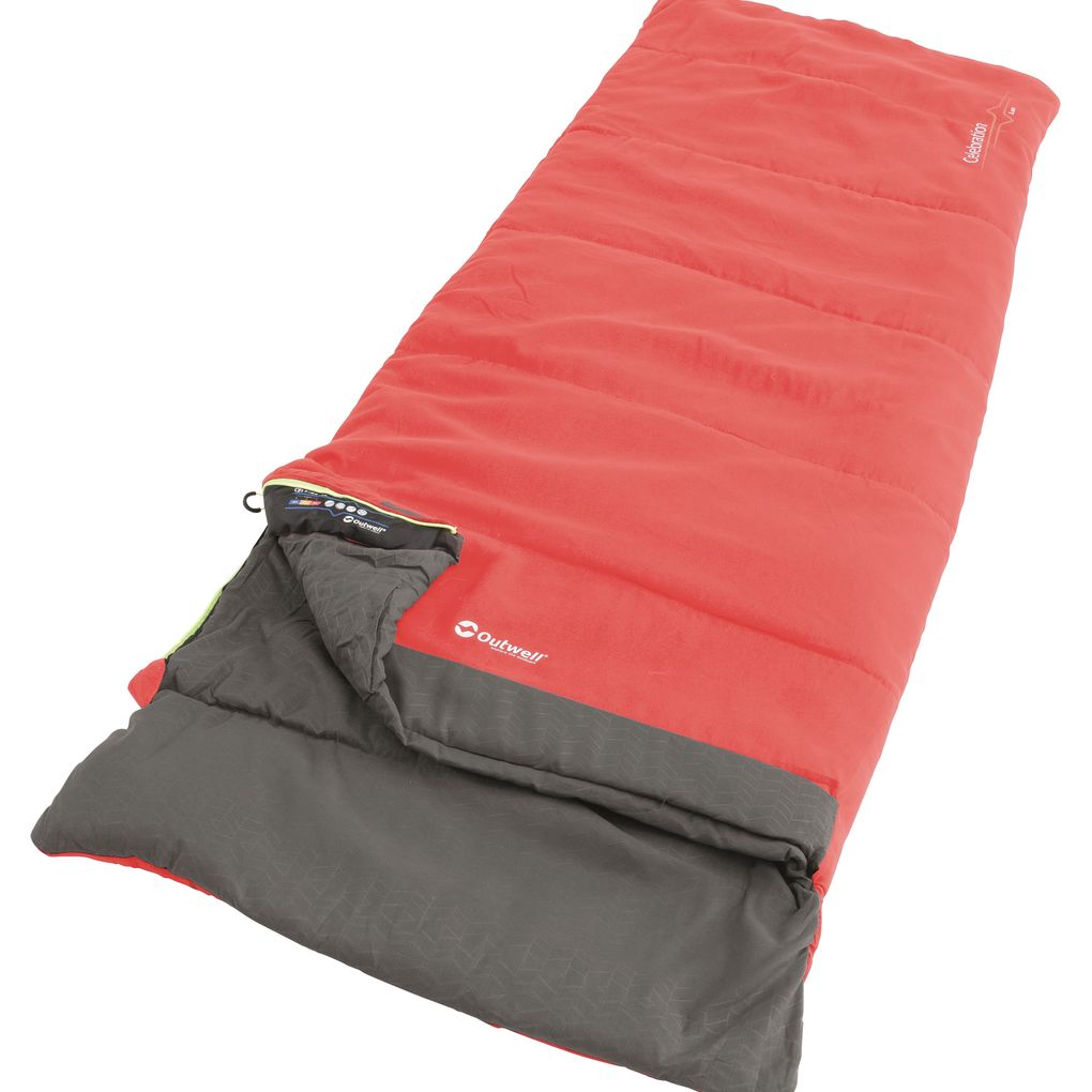 Outwell Celebration Lux Sleeping Bag Red