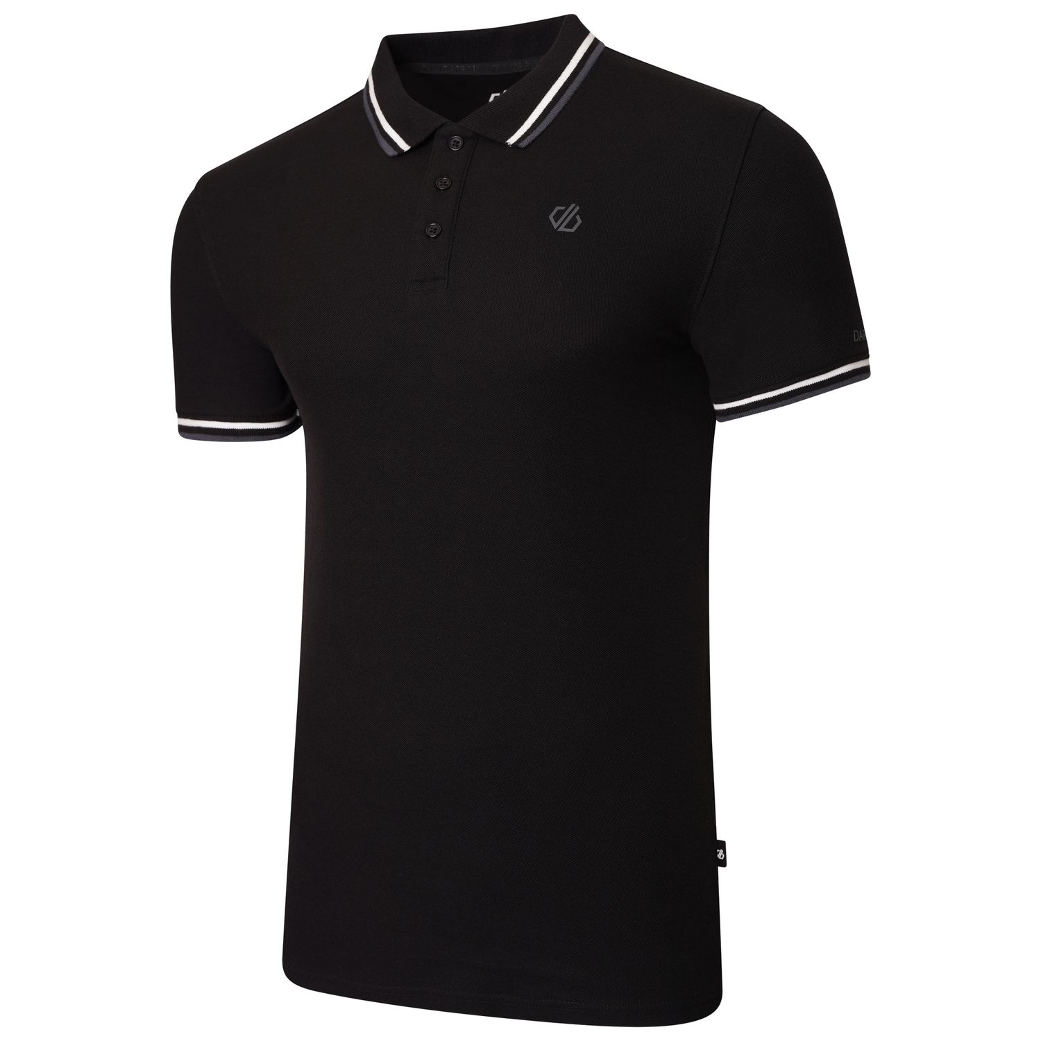 Dare2b Precise Pique Polo Shirt (Black)