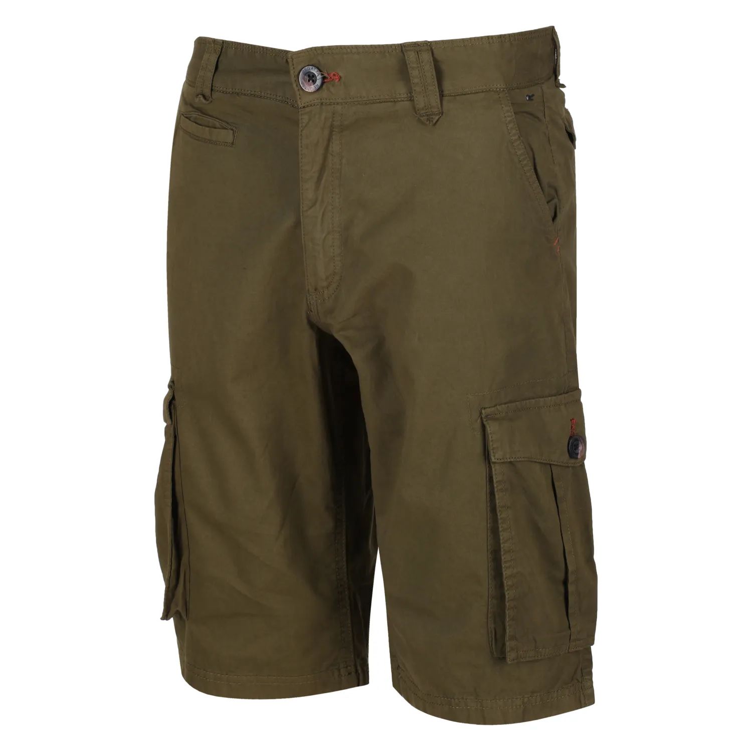 Regatta Shorebay Mens Cargo Shorts (Camo Green)