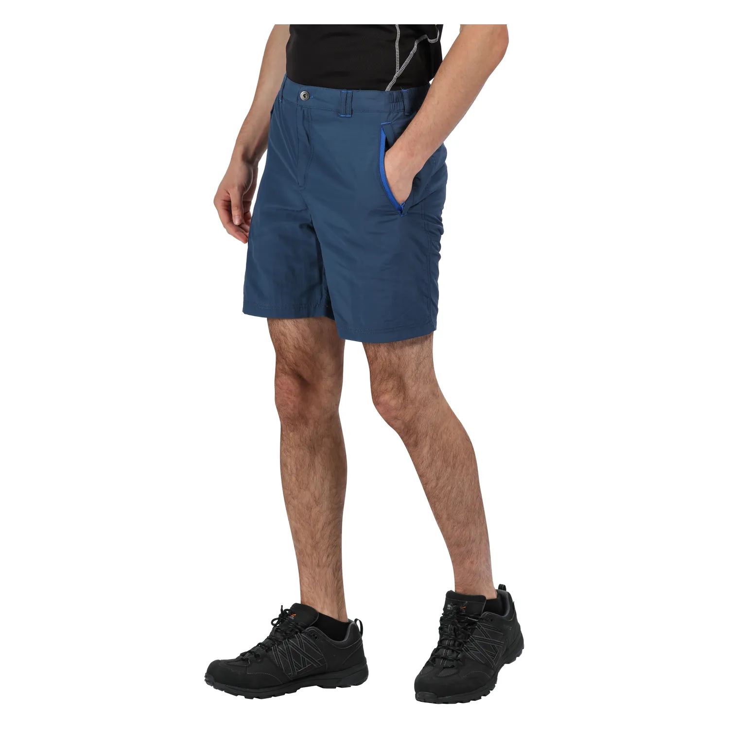 Regatta Leesville II Mens Walking Shorts (Dark Denim)