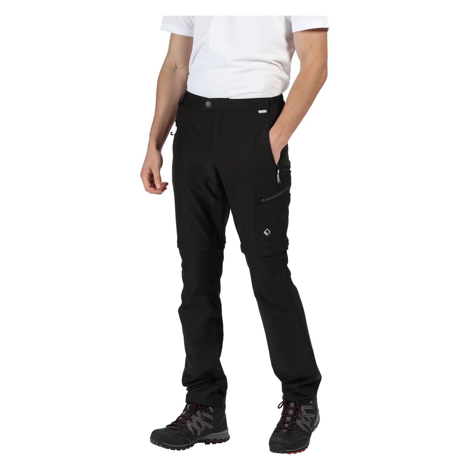Regatta Highton Zip Off Walking Trousers (Black)