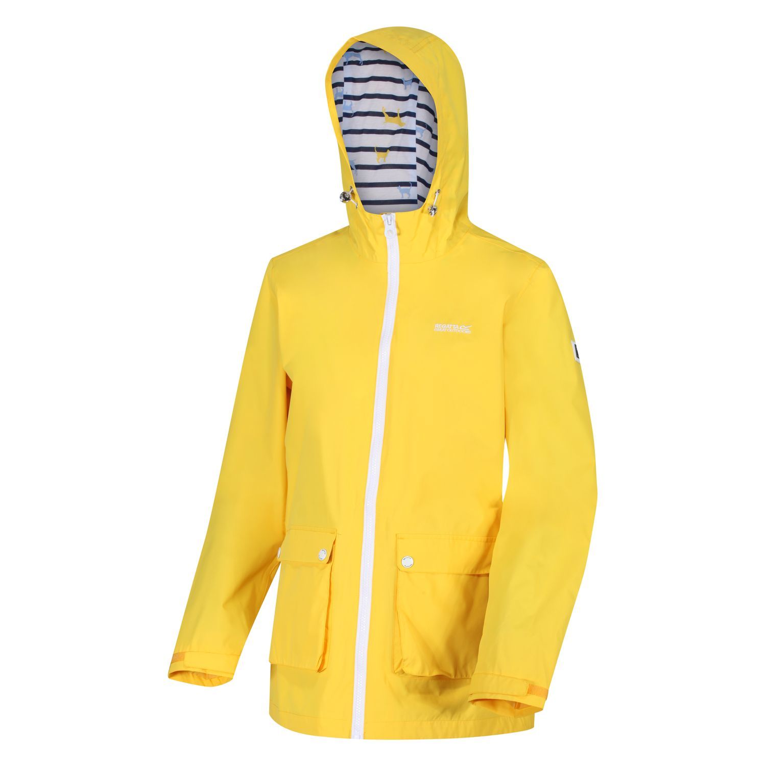 Regatta Baysea Wmns Waterproof Jacket Yellow Sulphur