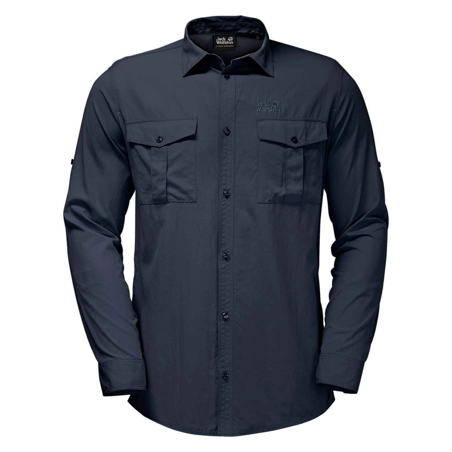 Jack Wolfskin Atacama Roll-Up Shirt (Night Blue)