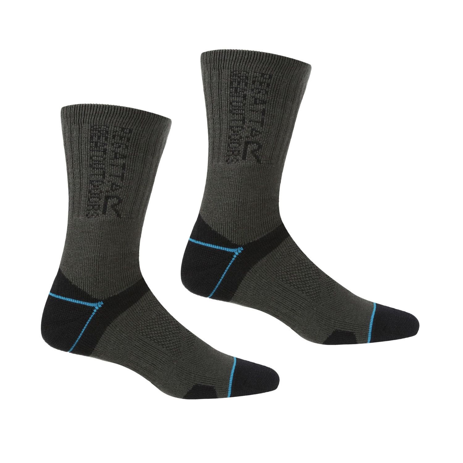 Regatta Blister Protect II Walking Socks (Black/Ash)