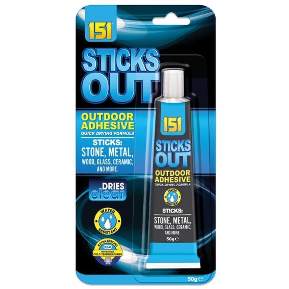 151 Sticks Out Outdoor Adhesive 50g - Quick Drying Formula