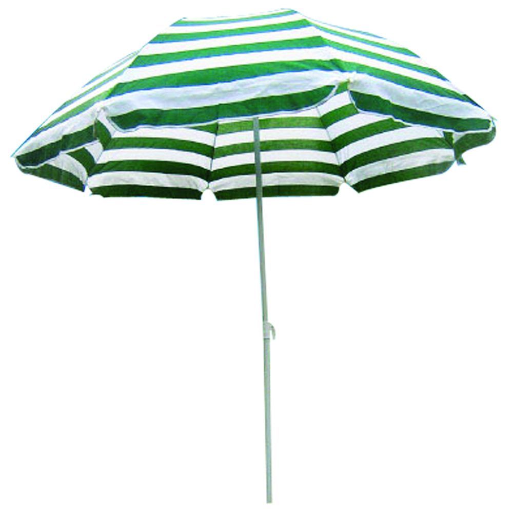 Redwood Leisure Striped Beach Umbrella 1.8m