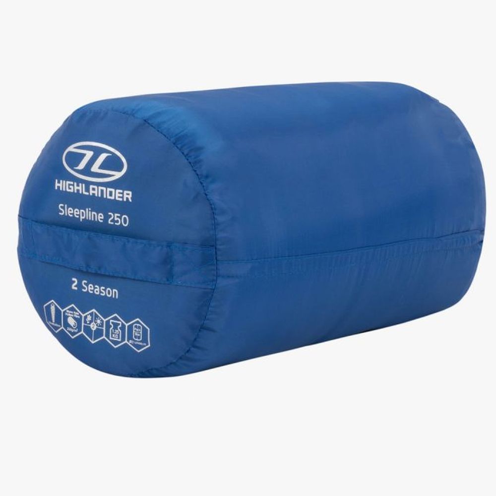 Highlander Sleepline 250 Sleeping Bag Blue