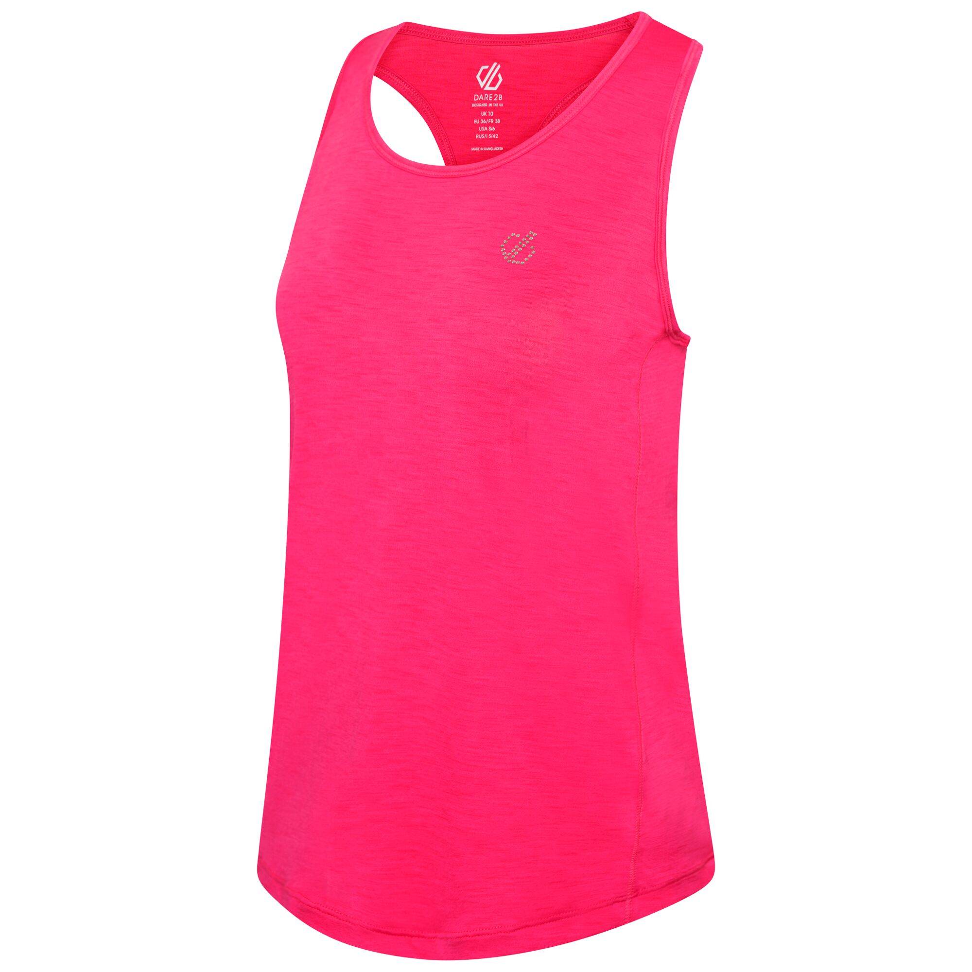 Dare2b Agleam Swarovski Crystal T-Shirt Active Pink