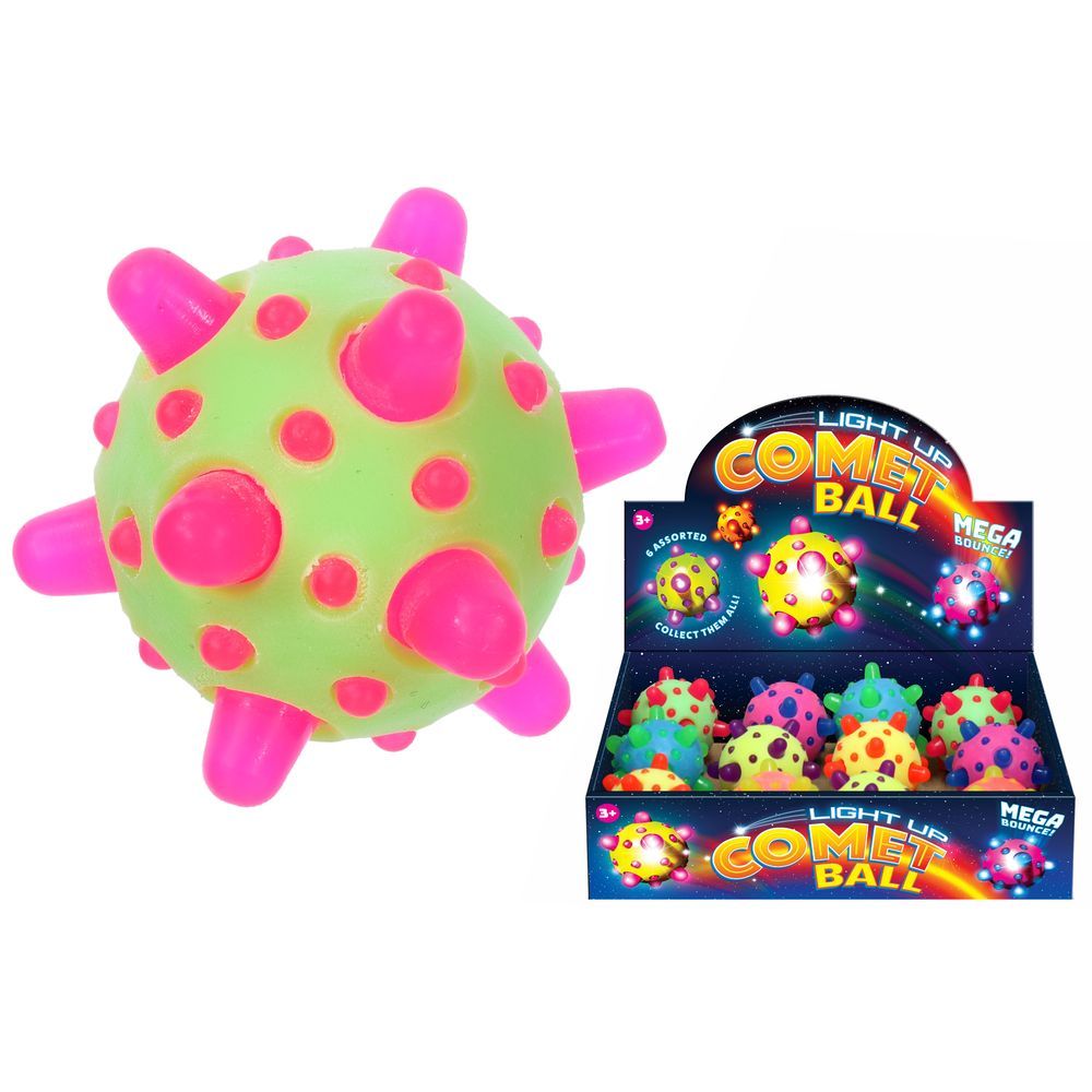 Light Up Comet Ball Choice of 6 assorted colours