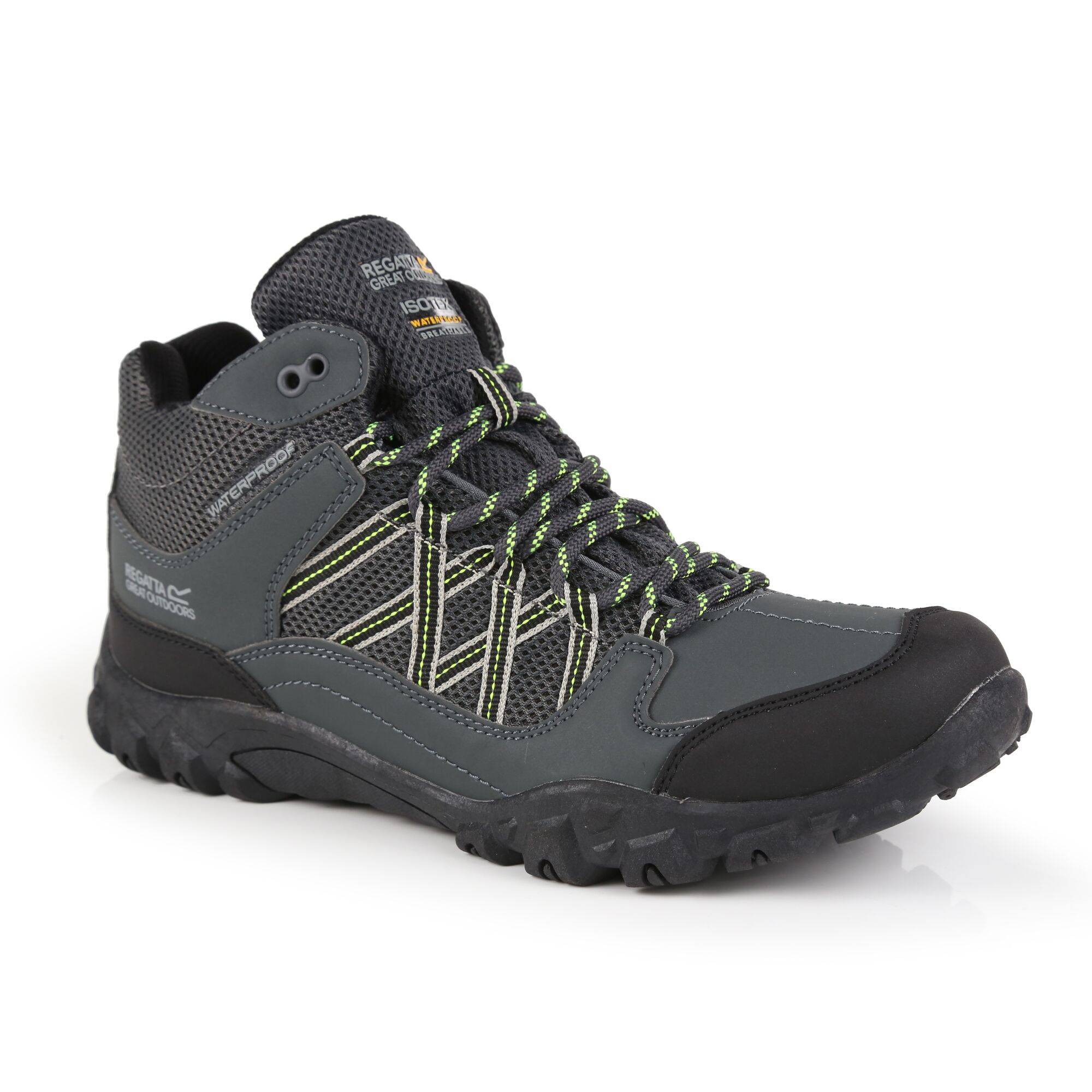 Regatta Edgepoint Walking Boots (Briar/Lime Punch)